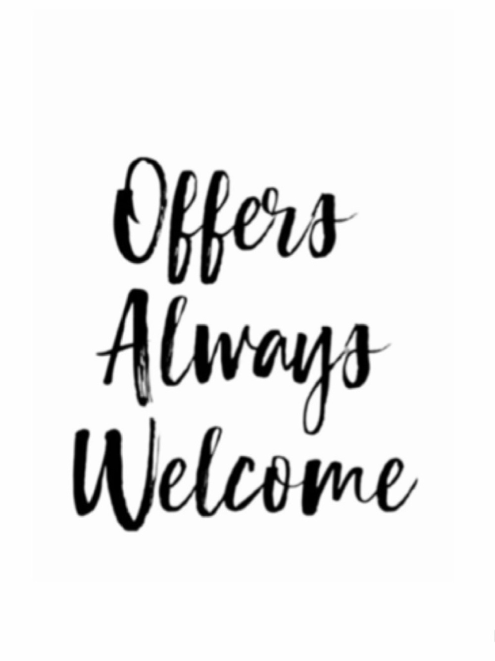 Make an offer!